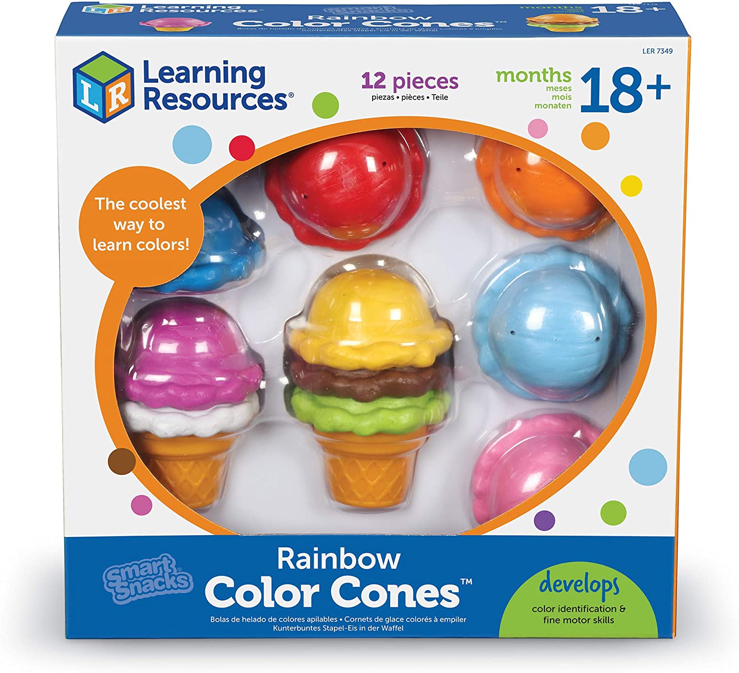 Smart Snacks - Rainbow Colour Cones