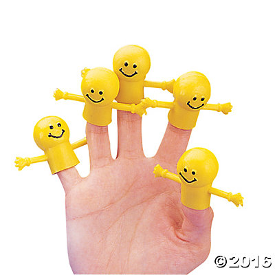 Smiley Face Finger Puppet