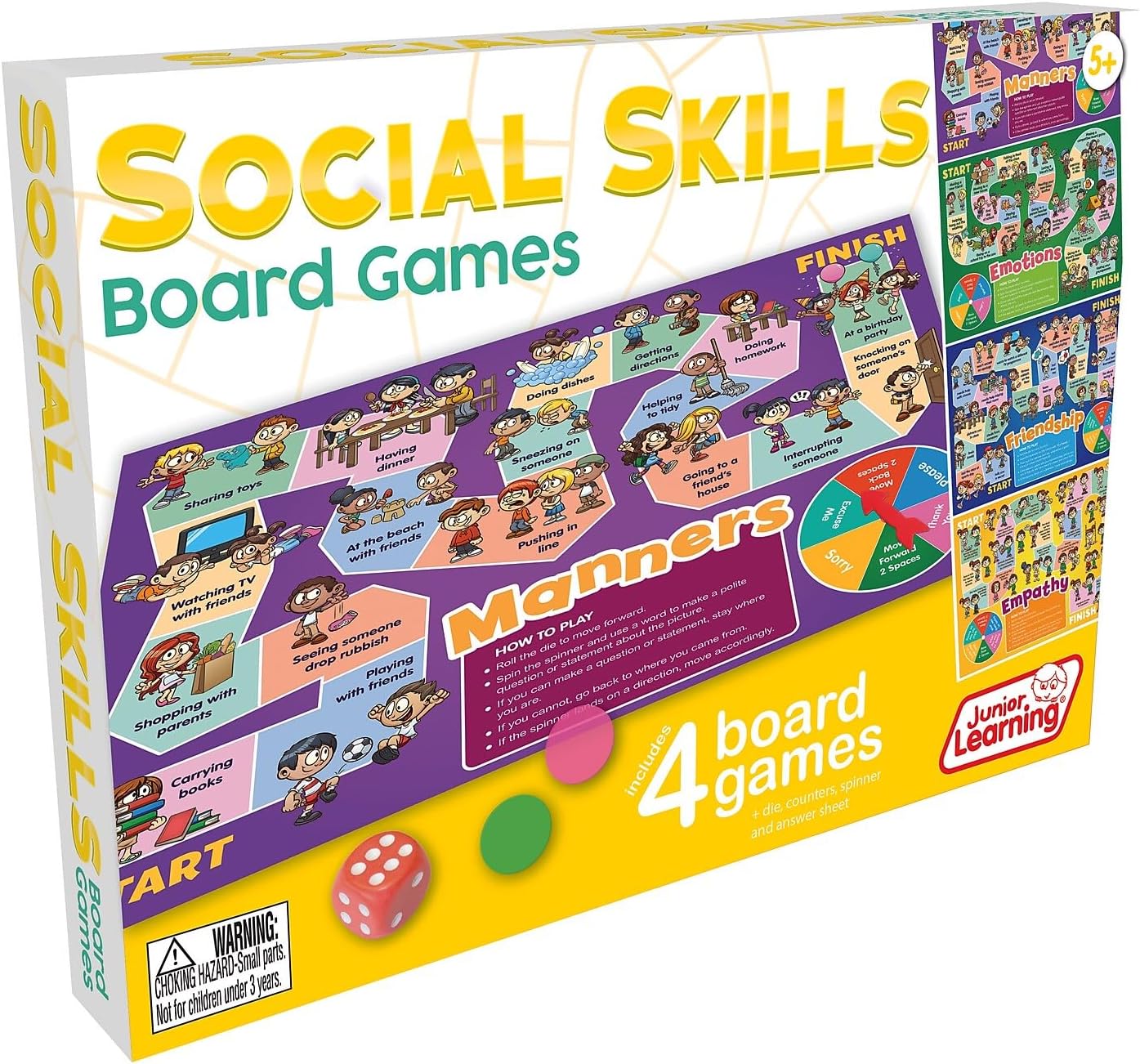 Social Skills Board Games by Junior Learning