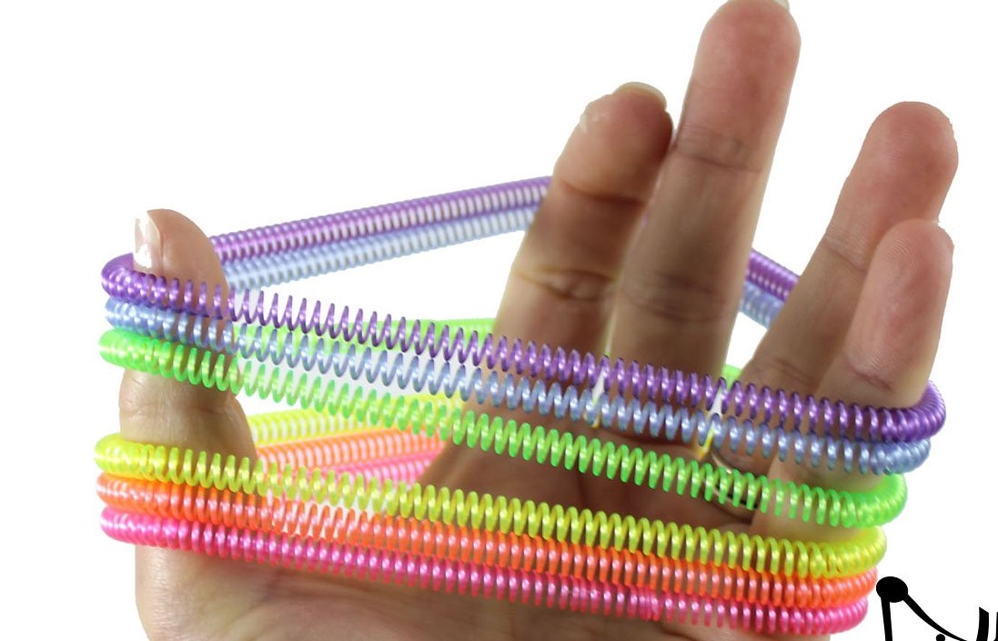 Bright Spring Coil Fidget Bracelet - Image 2