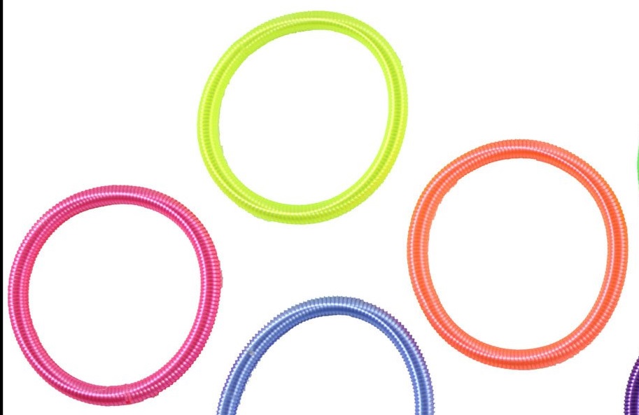 Bright Spring Coil Fidget Bracelet