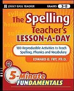 The Spelling Teacher's Lesson A Day