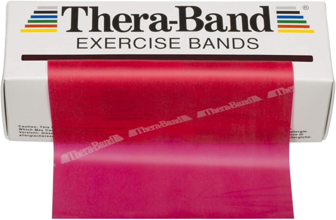 Theraband Resistance Band (Red/Medium/5 Feet)