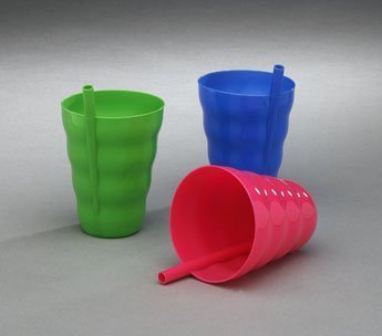 Tumbler with In Built Straw