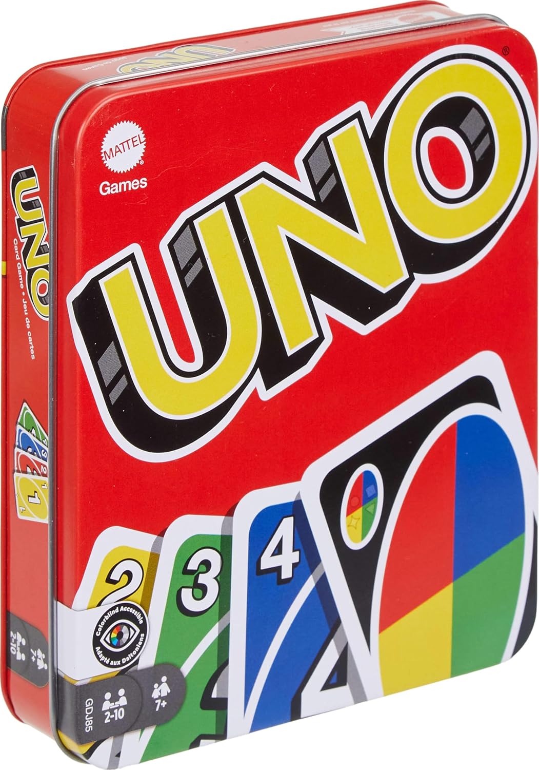 UNO Family Card Game in Storage Tin