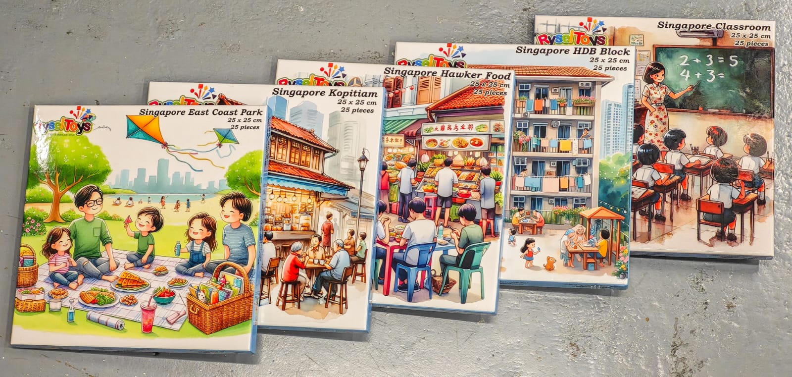 Rysel Toys Jigsaw Puzzles Discount Bundle of 5