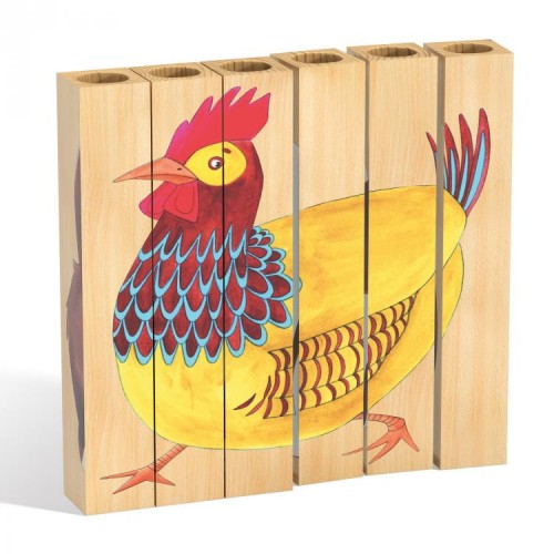Wooden Bars 4 Farm Puzzles
