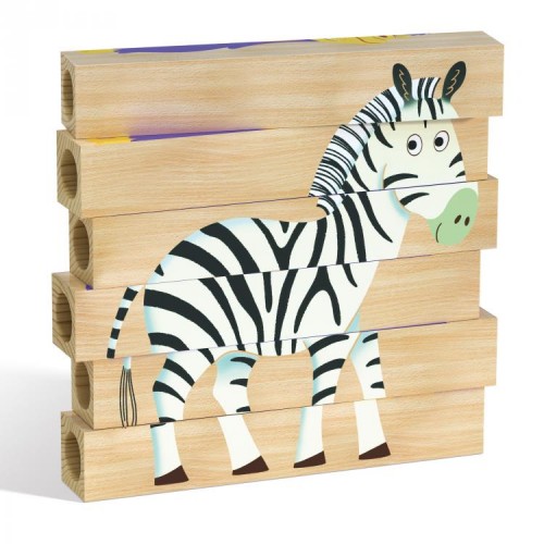 Wooden Bars 4 Jungle Puzzles