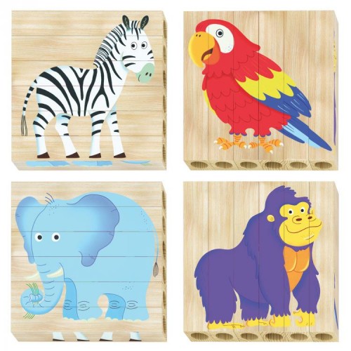 Wooden Bars 4 Jungle Puzzles - Image 2