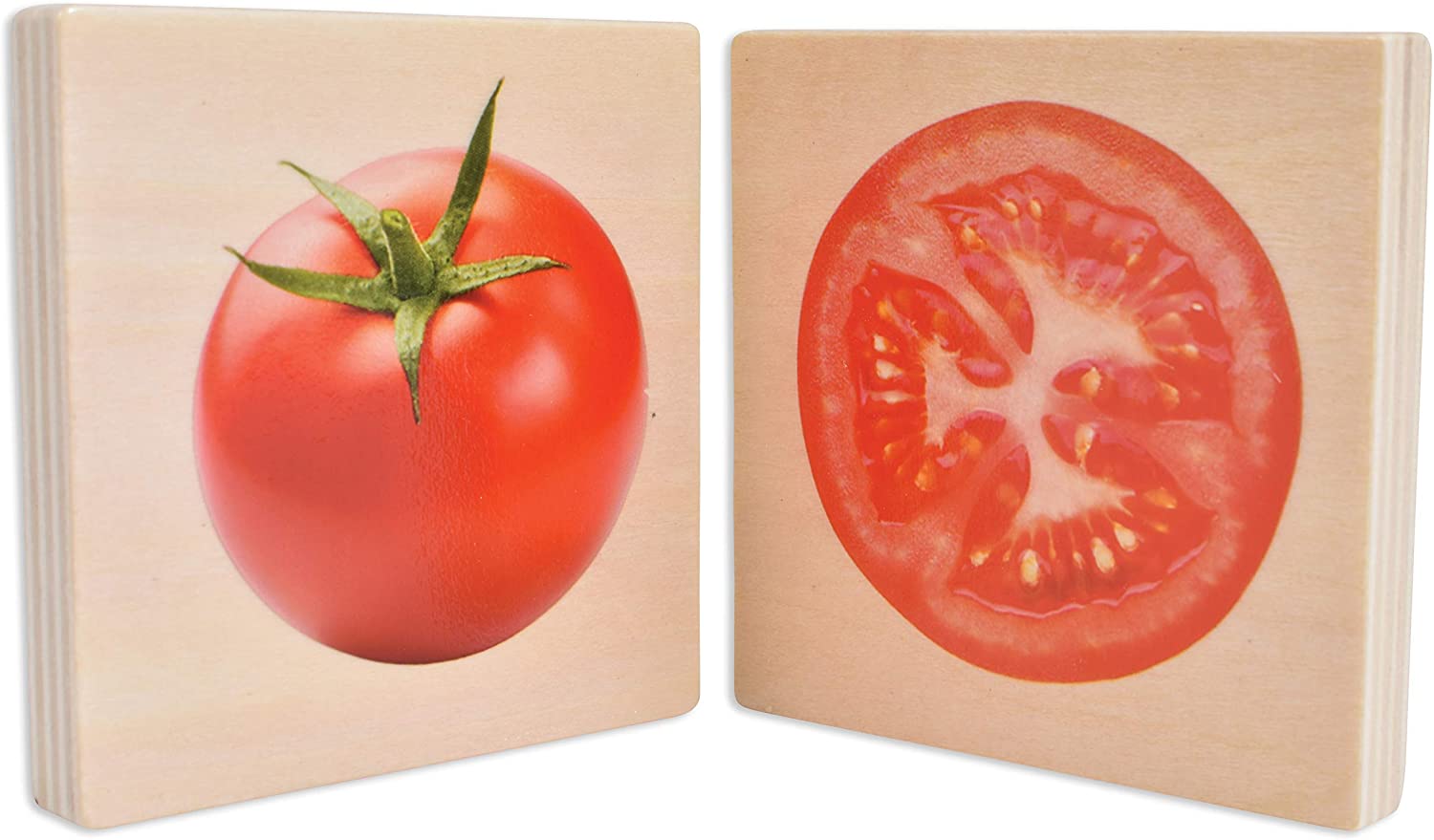 Wooden Fruits & Vegetables Match - Image 2