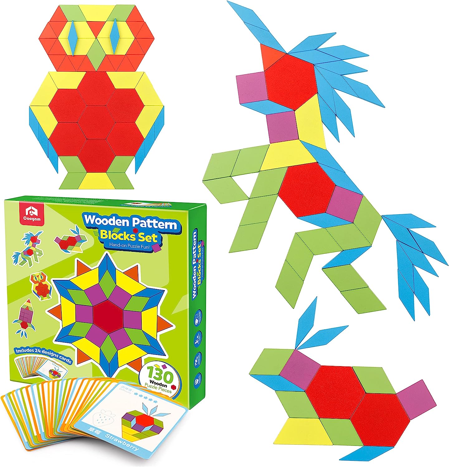 Wooden Pattern Blocks