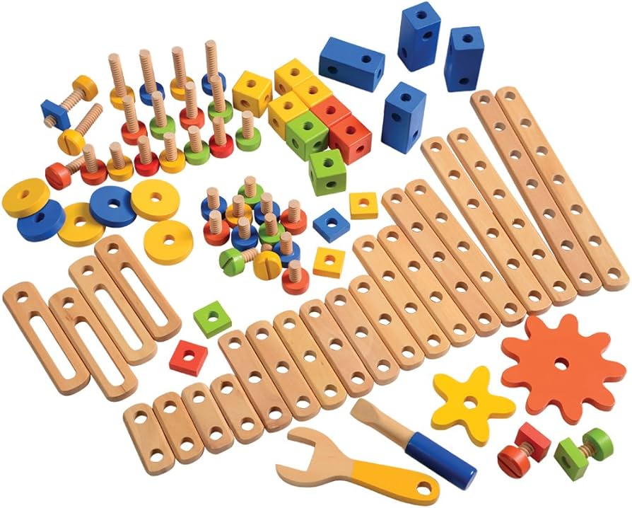 Wooden Nut & Bolt Builder