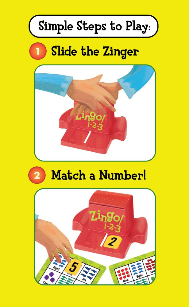 Zingo 1-2-3 Number Bingo - Image 2