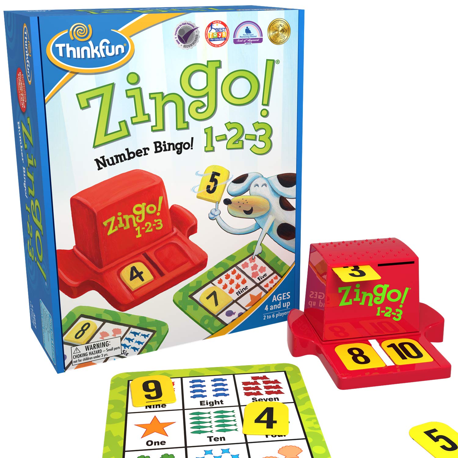 Zingo 1-2-3 Number Bingo