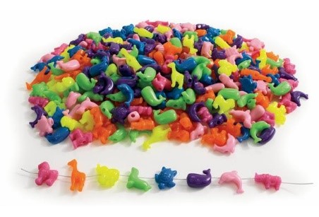 Fine Motor Activity Kit 52: Animal Beads