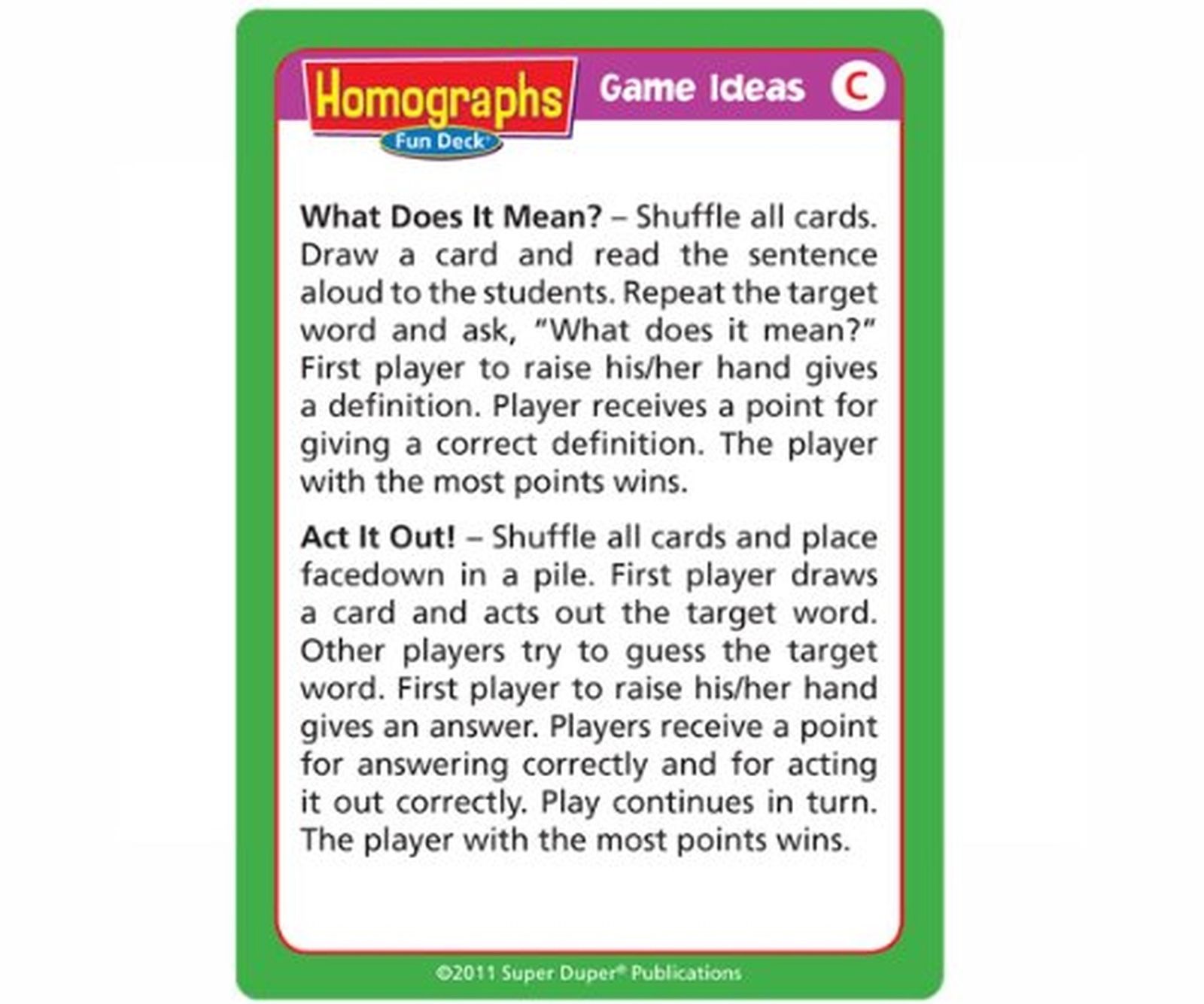 Homographs Cards - Image 2