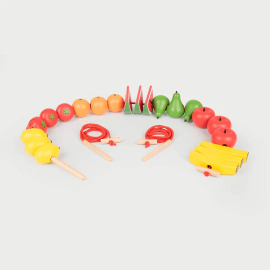 Wooden Lacing Fruits by TickiT