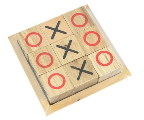 Traditional Noughts and Crosses Tic Tac Toe Blocks