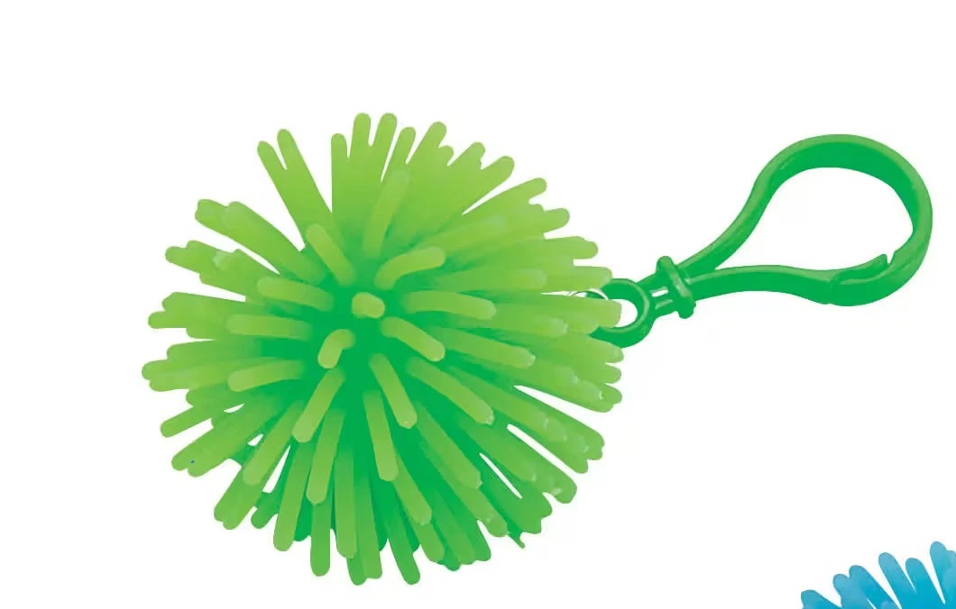Porcupine ball with clip