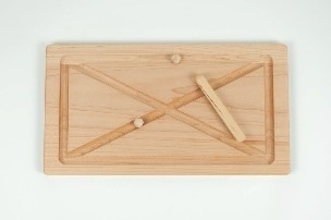 Wooden Lazy 8 Tracing Board