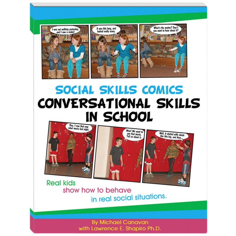Social Skills Comics - Conversational Skills in School