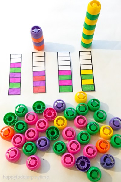 Fine Motor Kit 44: Stacking Caps - Image 2