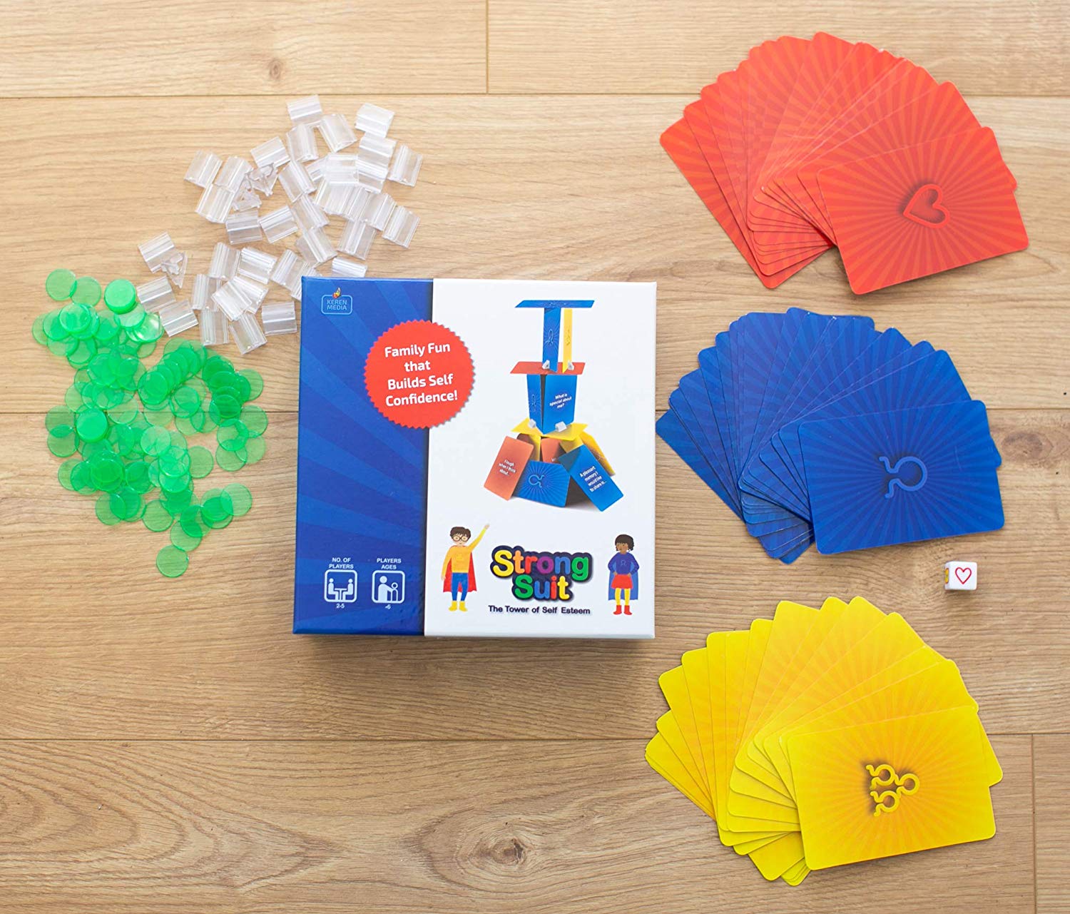 StrongSuit - The Tower of Self Esteem, Therapy Card Game For Kids 6+, Boost Self Confidence and Social Skills with Creativity, Problem Solving, Teamwork - Used by Therapists and Parents, 2-5 Players - Image 3