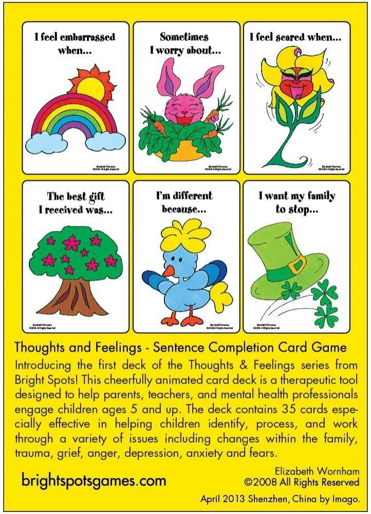 Thoughts and Feelings - A Sentence Completion Card Game - Image 3