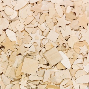 Wood Shapes Assorted